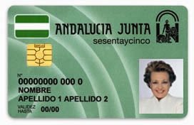 tarjeta 65 de la Junta de Andalucía